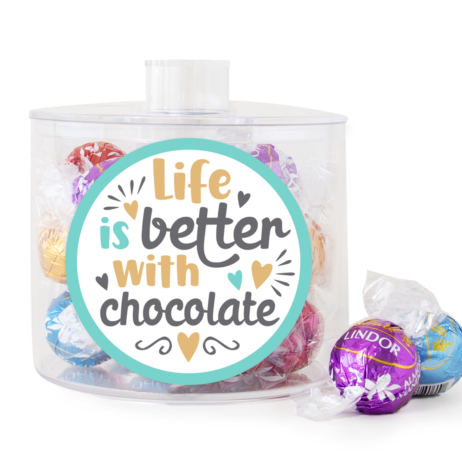 Lindt Truffle Rainbow Mix Canister
