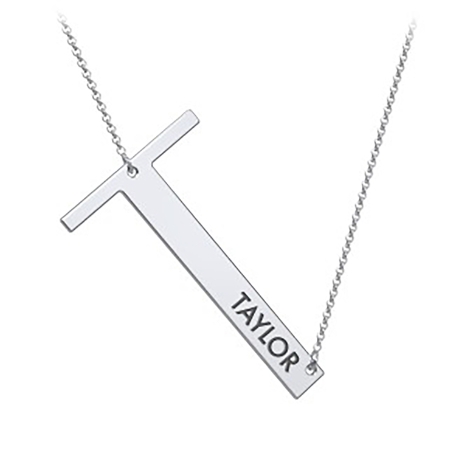 Cascading Name & Initial Necklace-T