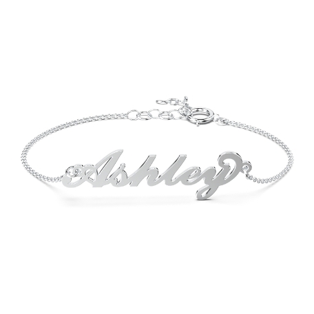 Make It Yours! Personalized Name Bracelet-Flourish