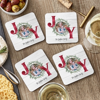 Joy Photo Coasters