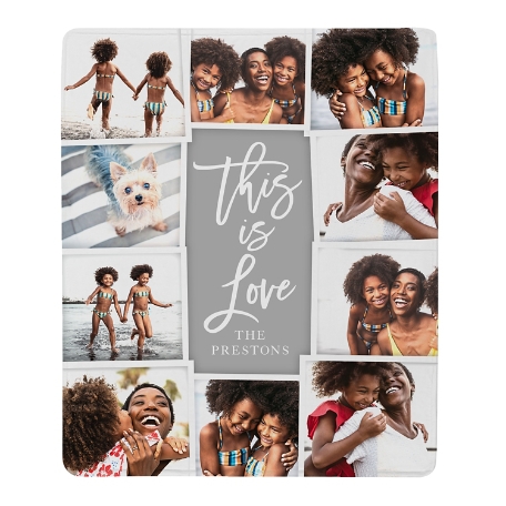This Is Love Plush Blanket - Large