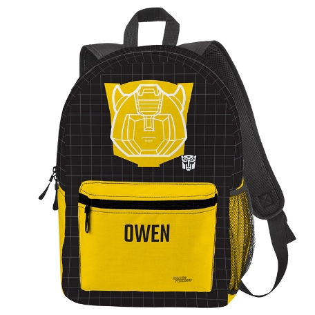 TRANSFORMERS Allover Printed Backpack-Bumblebee