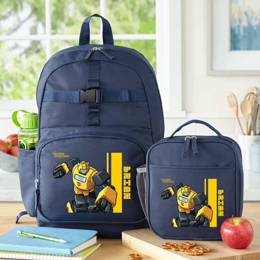 Transformer backpack and clearance lunchbox