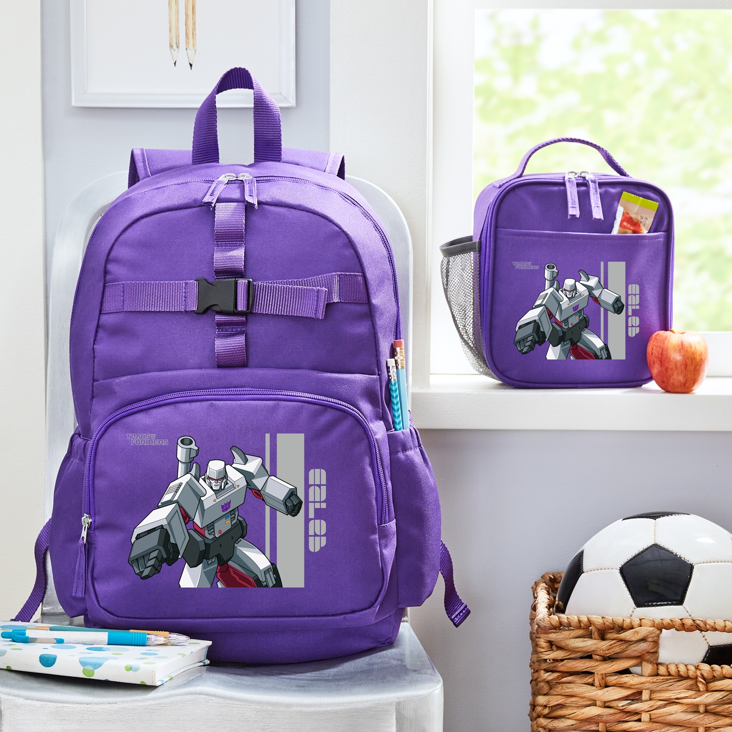 TRANSFORMERS Backpack Lunch Box Megatron