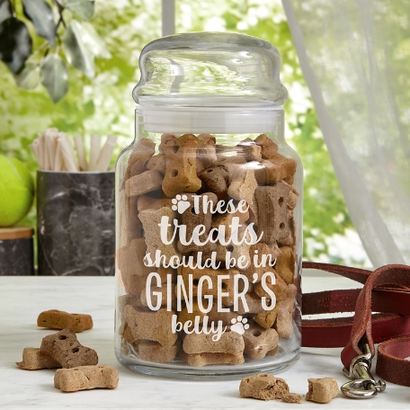 Get in My Belly Glass Treat Jar