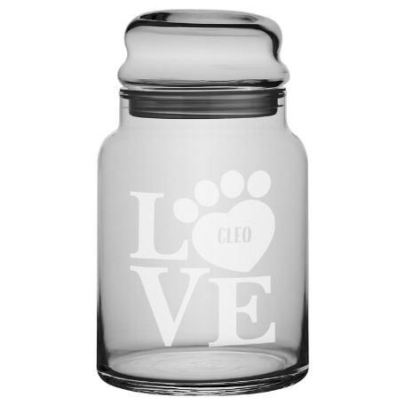 Good Pet Glass Treat Jar w/out Candy