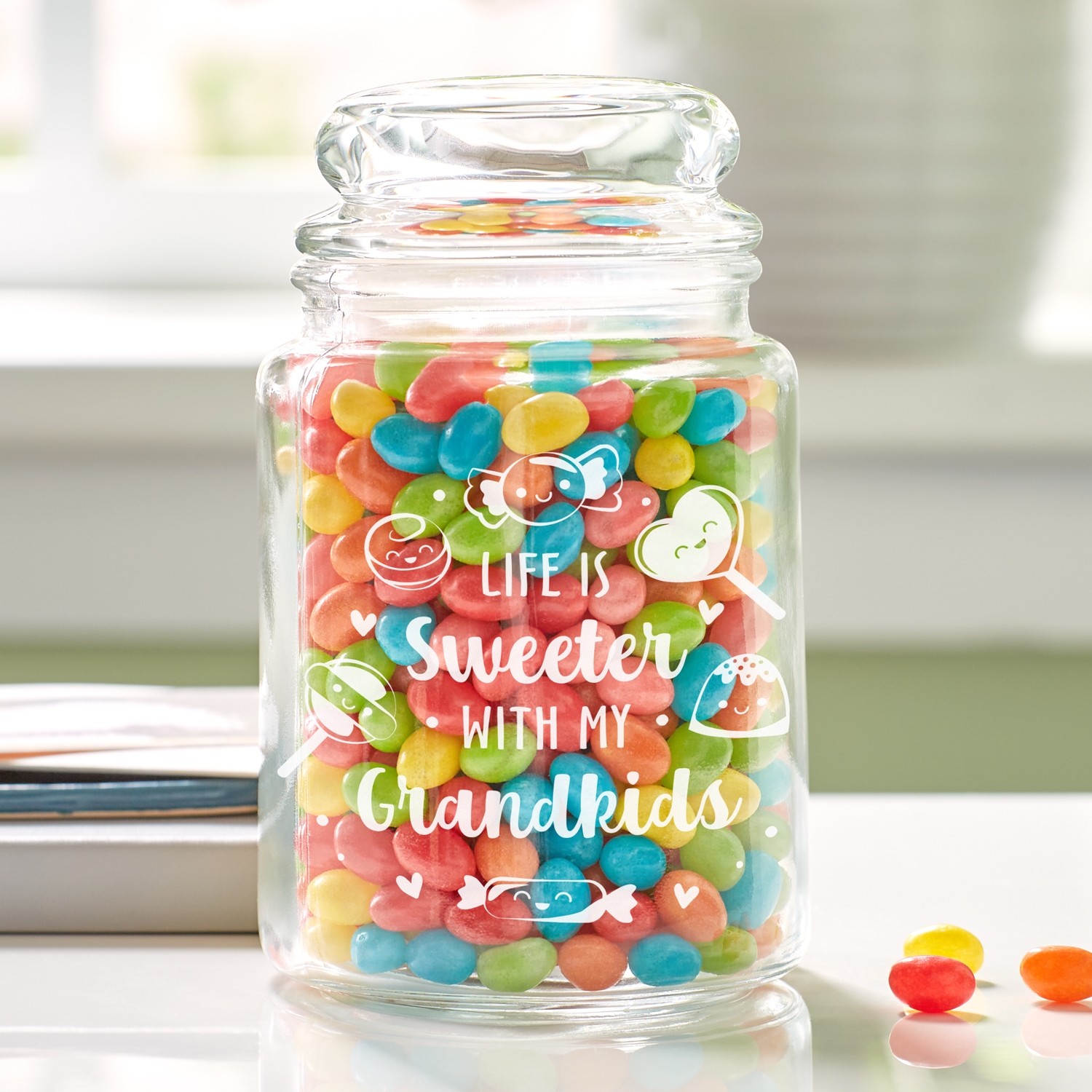 Life Is Sweeter Glass Treat Jar