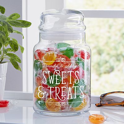 Sweets & Treats Glass Treat Jar