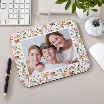 Floral Photo Mouse Pad