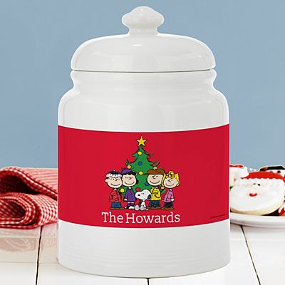 PEANUTS® Gang Christmas Tree Treat Jar