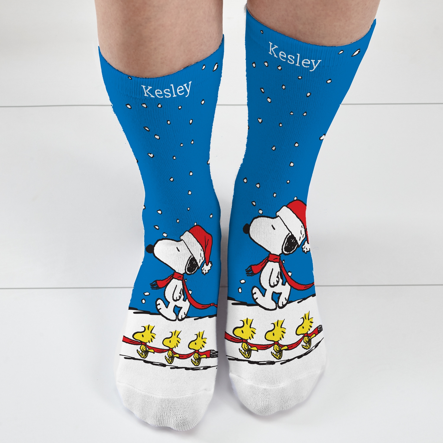 PEANUTS® Snoopy™ & Woodstock In the Snow Socks