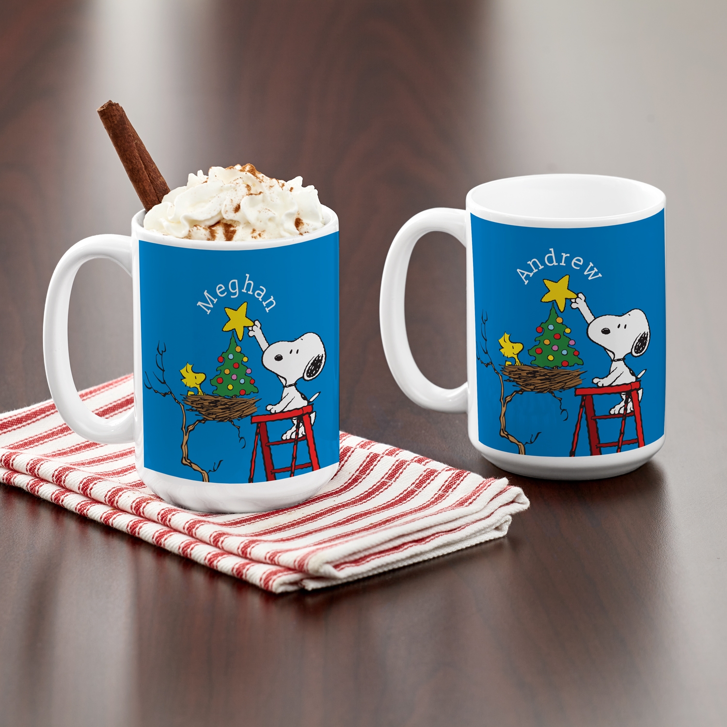 PEANUTS® Snoopy™ & Woodstock™ Trimming the Tree Mug