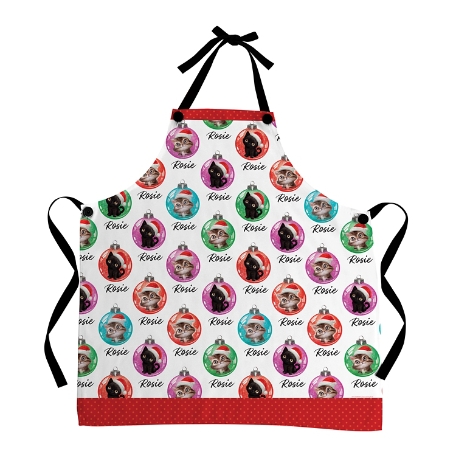 Animal Club International™  All Over Print Ornament Pattern Apron-Kittens