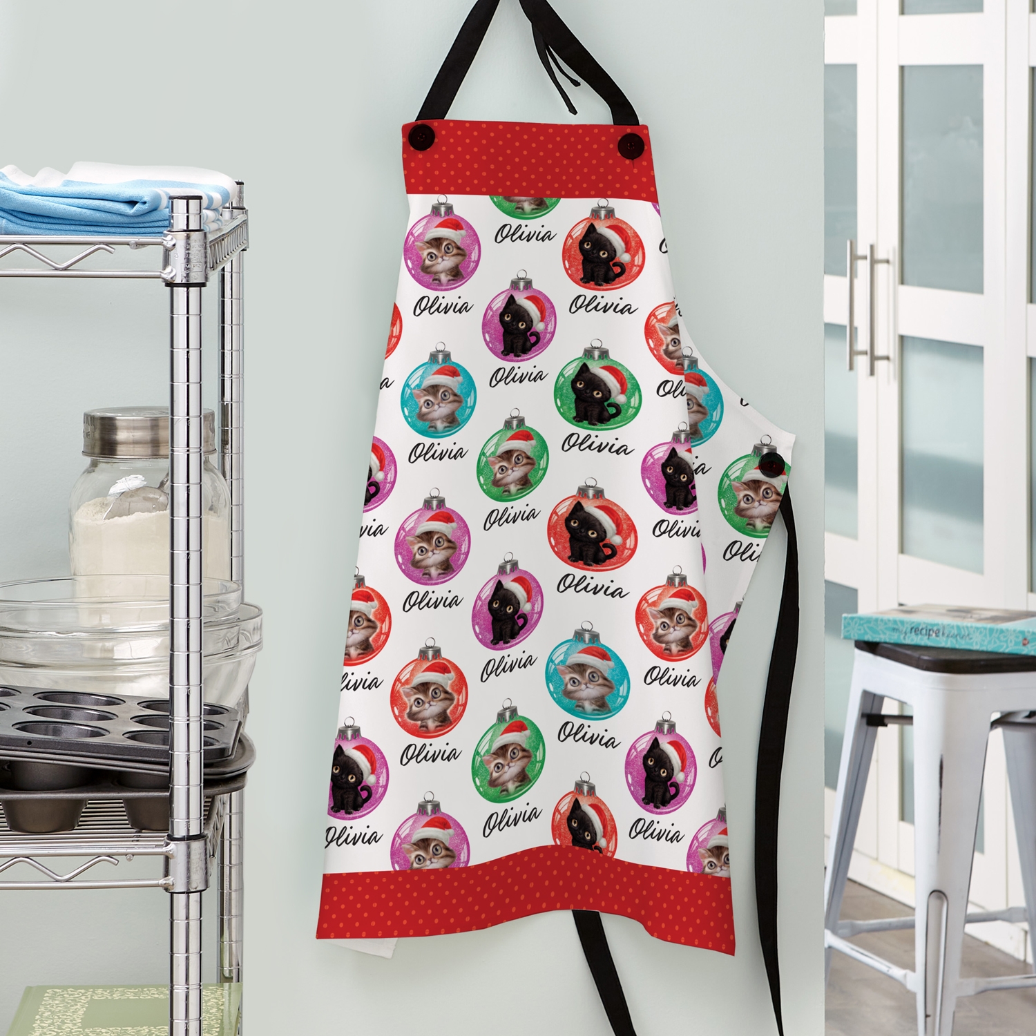 Animal Club International™  All Over Print Ornament Pattern Apron