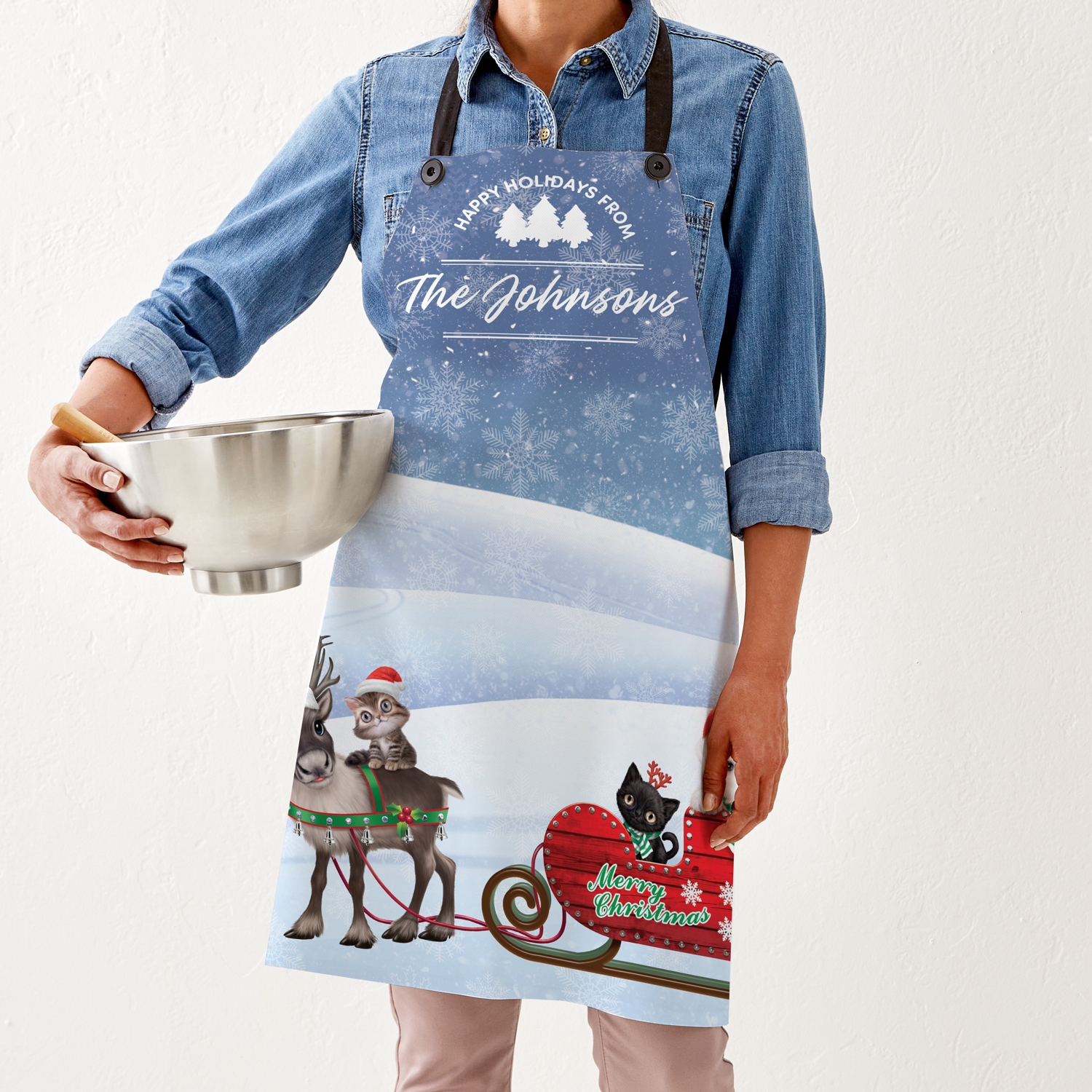 Animal Club International™  Baby Animals Christmas Delivery Apron