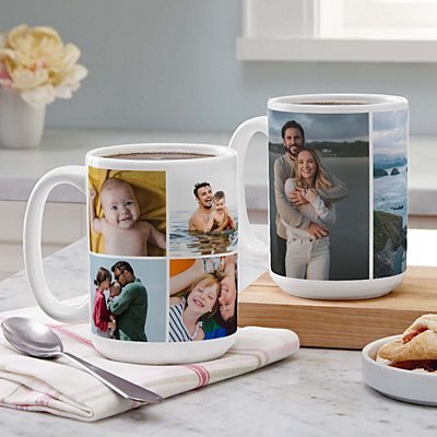 Personalized Photo Tile Mug
