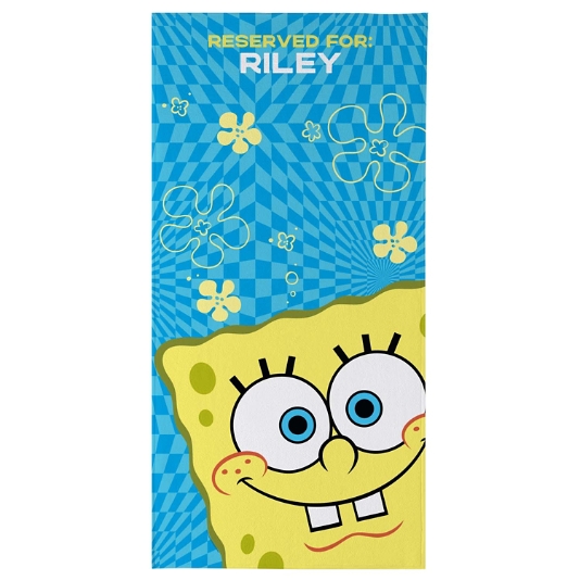 Spongebob towel hot sale