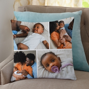 Create Your Own Collage Throw Pillow