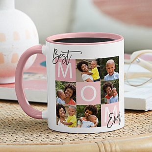 Best Mom Ever Photo Tile Mug