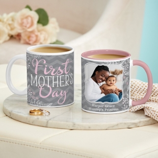 Happy 1st Mother's Day Mommy New Mom Mug - Jolly Family Gifts