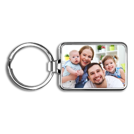 Create Your Own Photo Keyring - Rectangle Horizontal