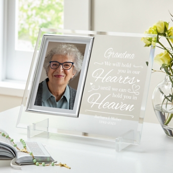 Heart in Heaven Glass Frame