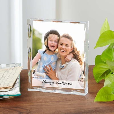 Engraved Acrylic Block Puzzle (Small) Gift for Father’s Day & Birth Day.