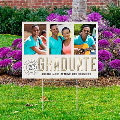 Seal of Success Graduation Photo Yard Sign