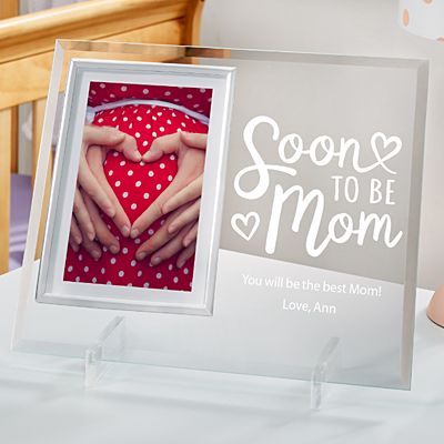 Soon To Be Mom Glass Frame