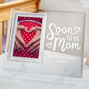 Soon To Be Mom Glass Frame