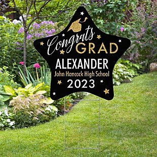 Stand Out Star Yard Sign