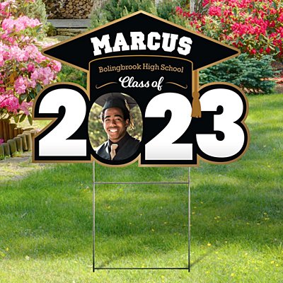 Year Of The Graduate Photo Year Yard Sign