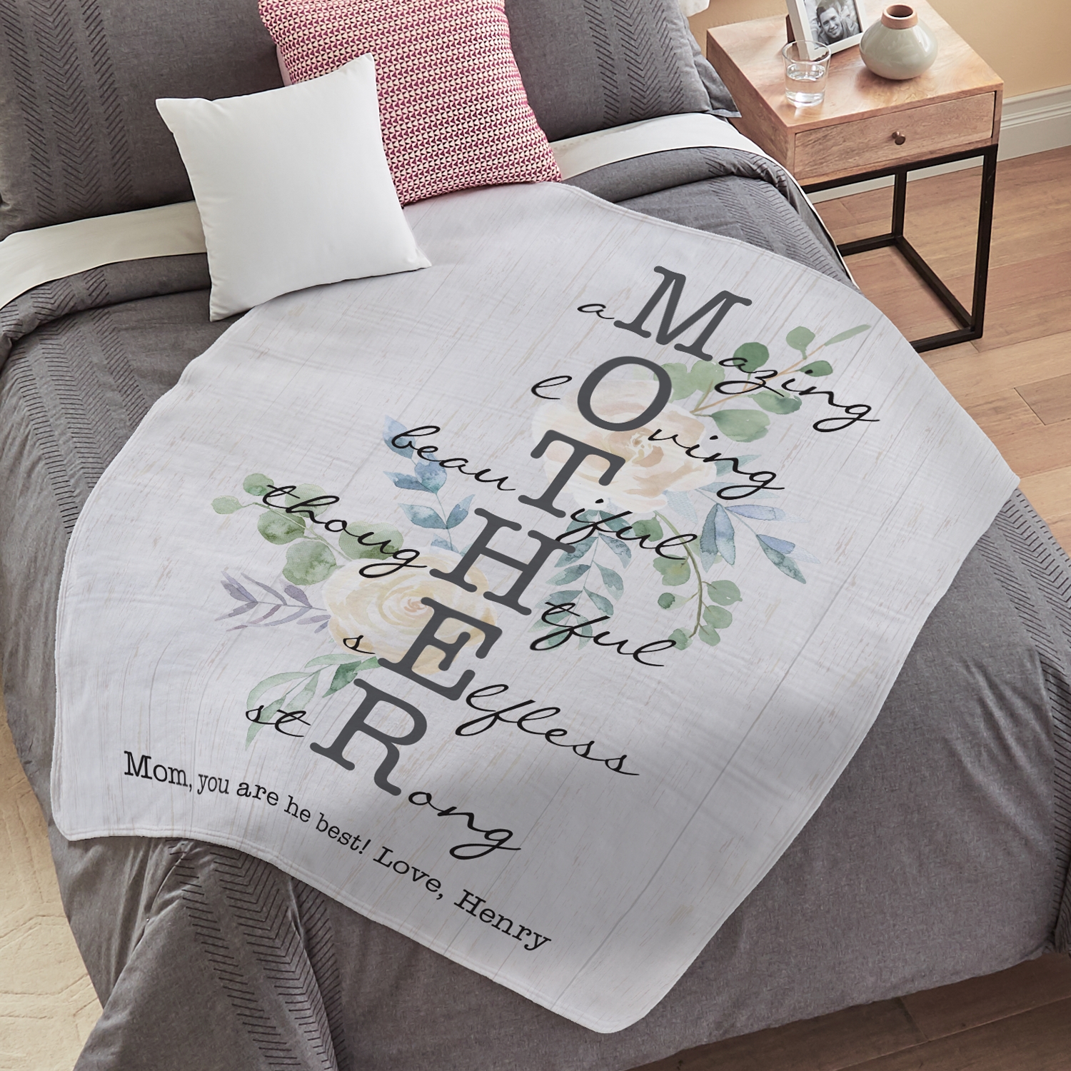 Amazing Mother & Grandma Plush Blanket