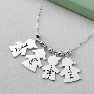Charming Children Family Necklace