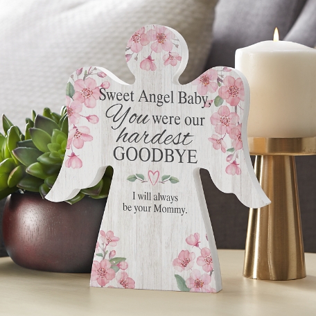 The Hardest Goodbye Wood Angel