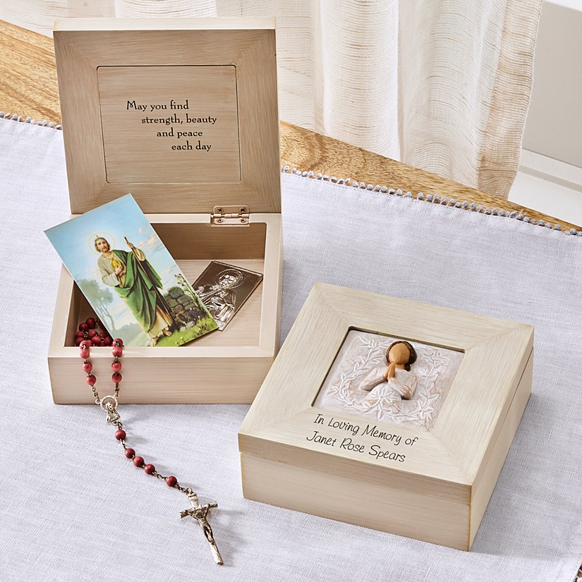 Willow Tree® Angel Memorial Keepsake Box