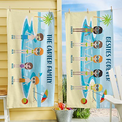 A Day At The Beach Towel