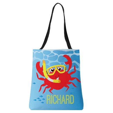 Beach Party Tote Bag - Crab