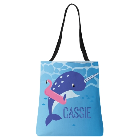 Beach Party Tote Bag - Narwhal