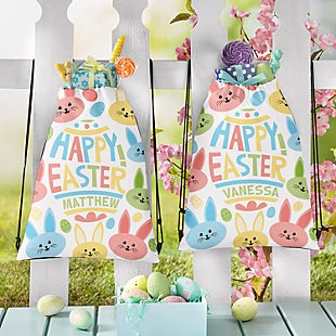 Bunny Party Allover Print Drawstring Bag
