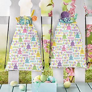Hoppy Easter Allover Print Drawstring Bag