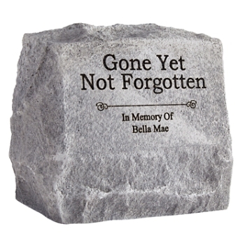 In Your Memory Cast Stone Urn - Gone Yet Not Forgotten