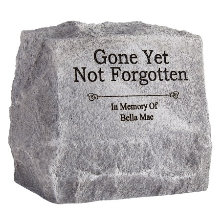 In Your Memory Cast Stone Urn - Gone Yet Not Forgotten