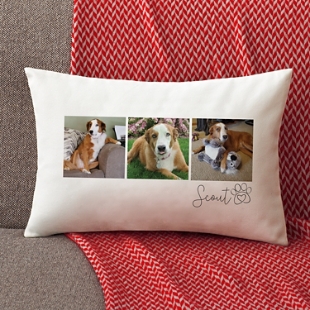 Best Friend Photo Rectangle Cushion