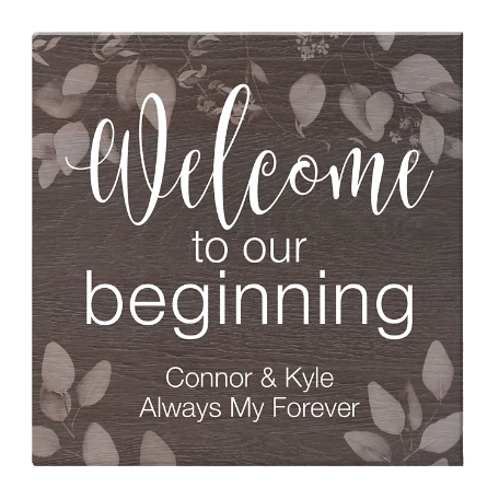Our Beginning Canvas - 16X16