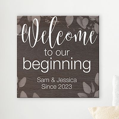 Our Beginning Canvas