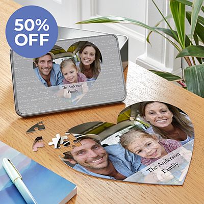 Picture Perfect Photo Heart Puzzle