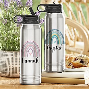 Rainbow Wishes Stainless Steel Water Bottle