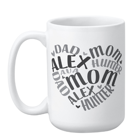 All Our Favorites Mug - Gray - 15oz
