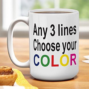 Any 3 Lines Mug